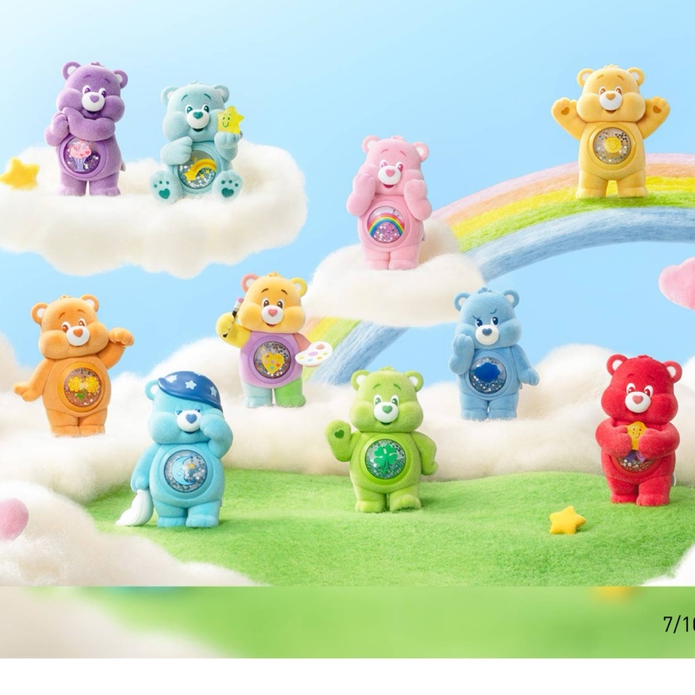 Care Bears Purple and Pink Stuffed Animals Collection